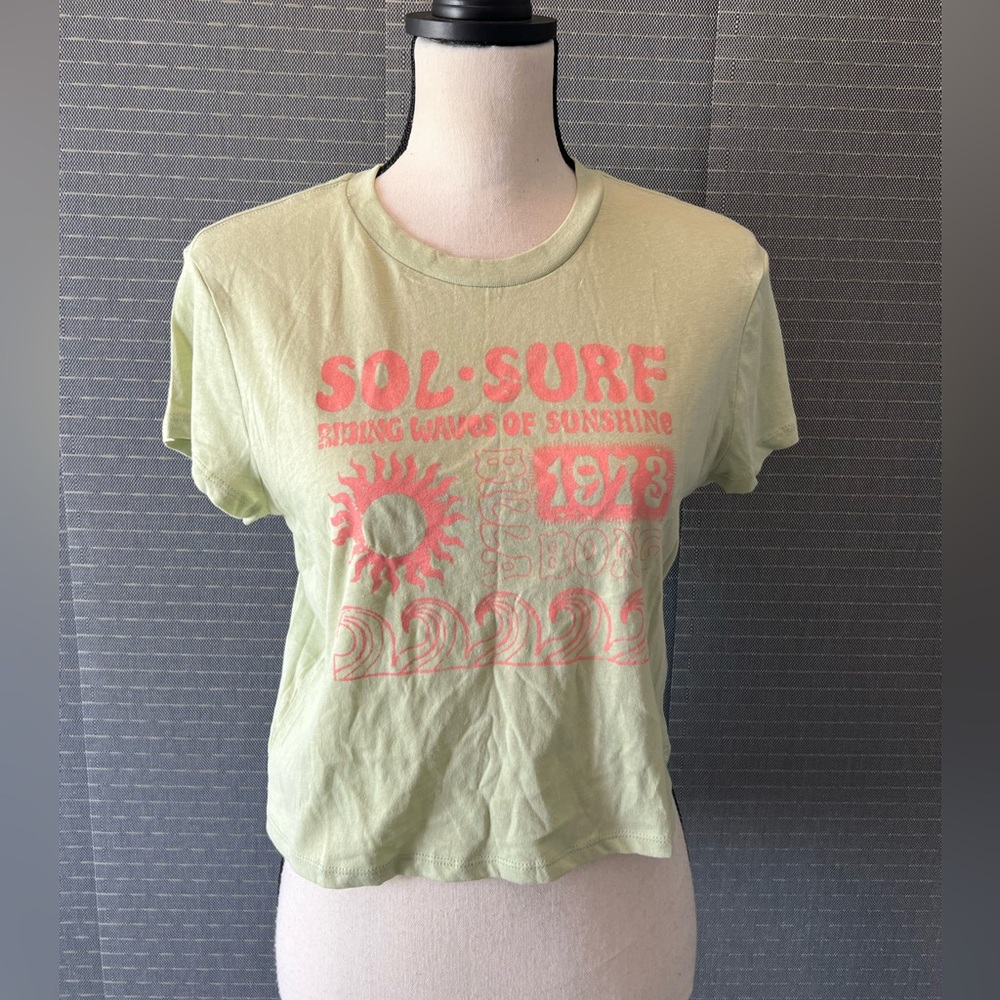 Billabong Sol Surf Cropped Graphic Tee